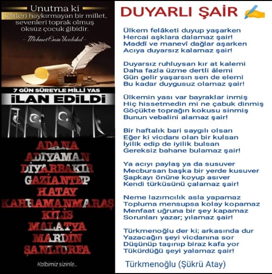 Şair Toplumun Vicdanıdır