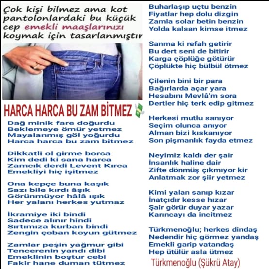 Harca Harca Bu Zam Bitmez