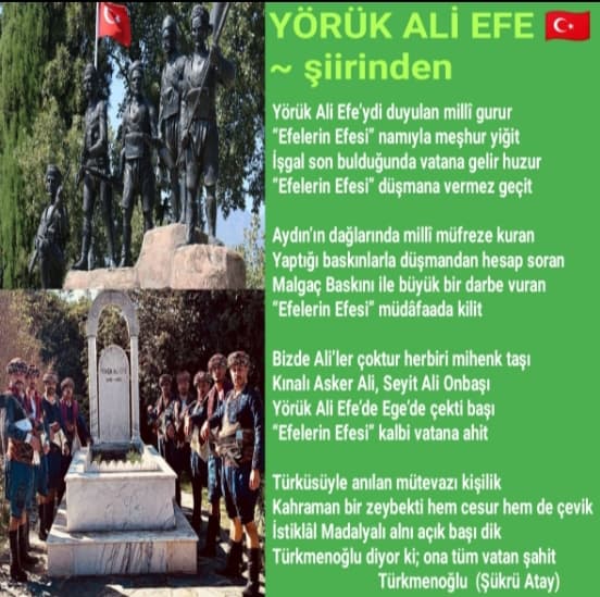 Yörük Ali Efe  Yıldönümü Anısına