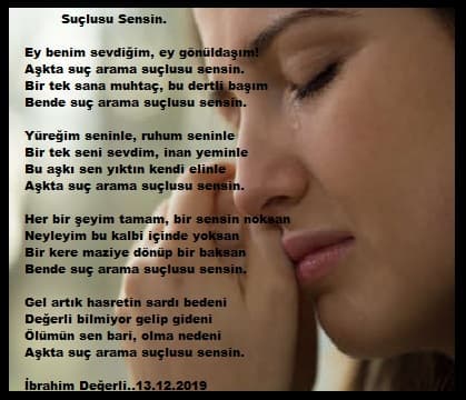 Suçlusu Sensin