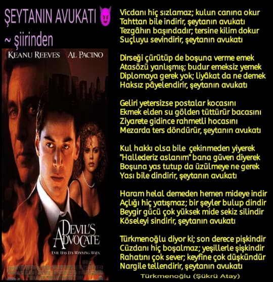 Şeytanın Avukatı / Devil's Advocate / Film İncelemesi