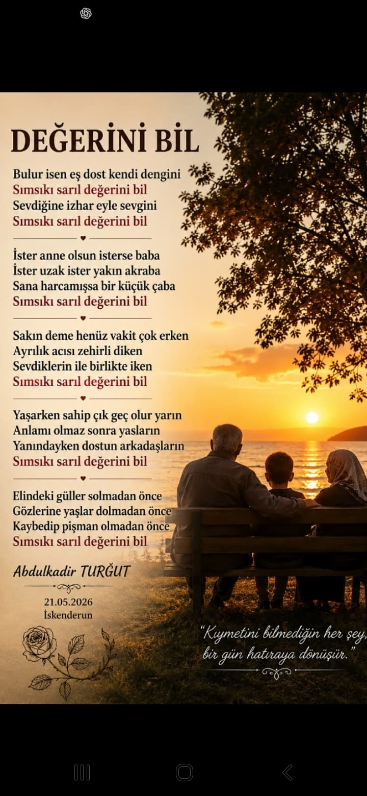 Değerini Bil
