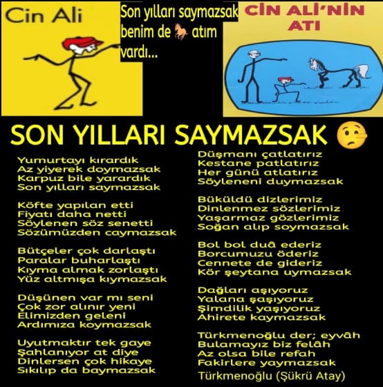Son Yılları Saymazsak / Taşlama