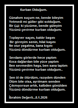 Kurban Olduğum