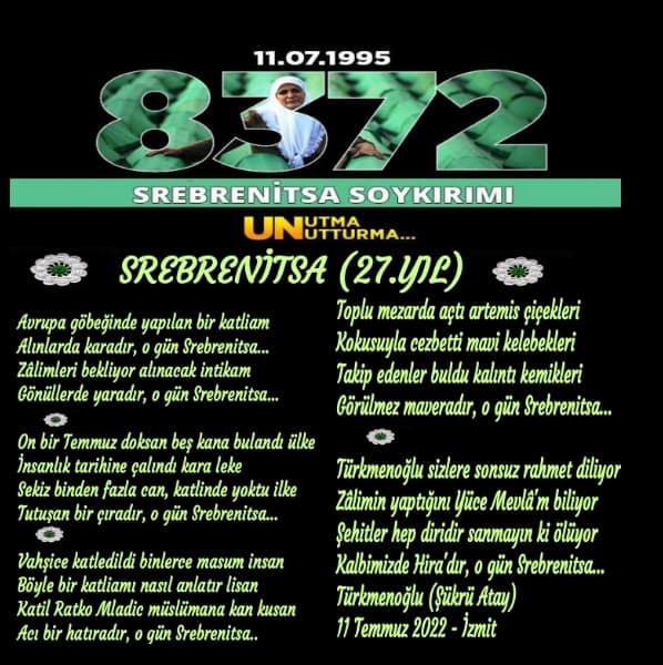 Srebrenitsa  /27.Yıl Anısına