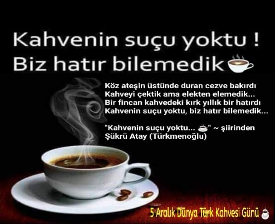 Kahvenin Suçu Yoktu