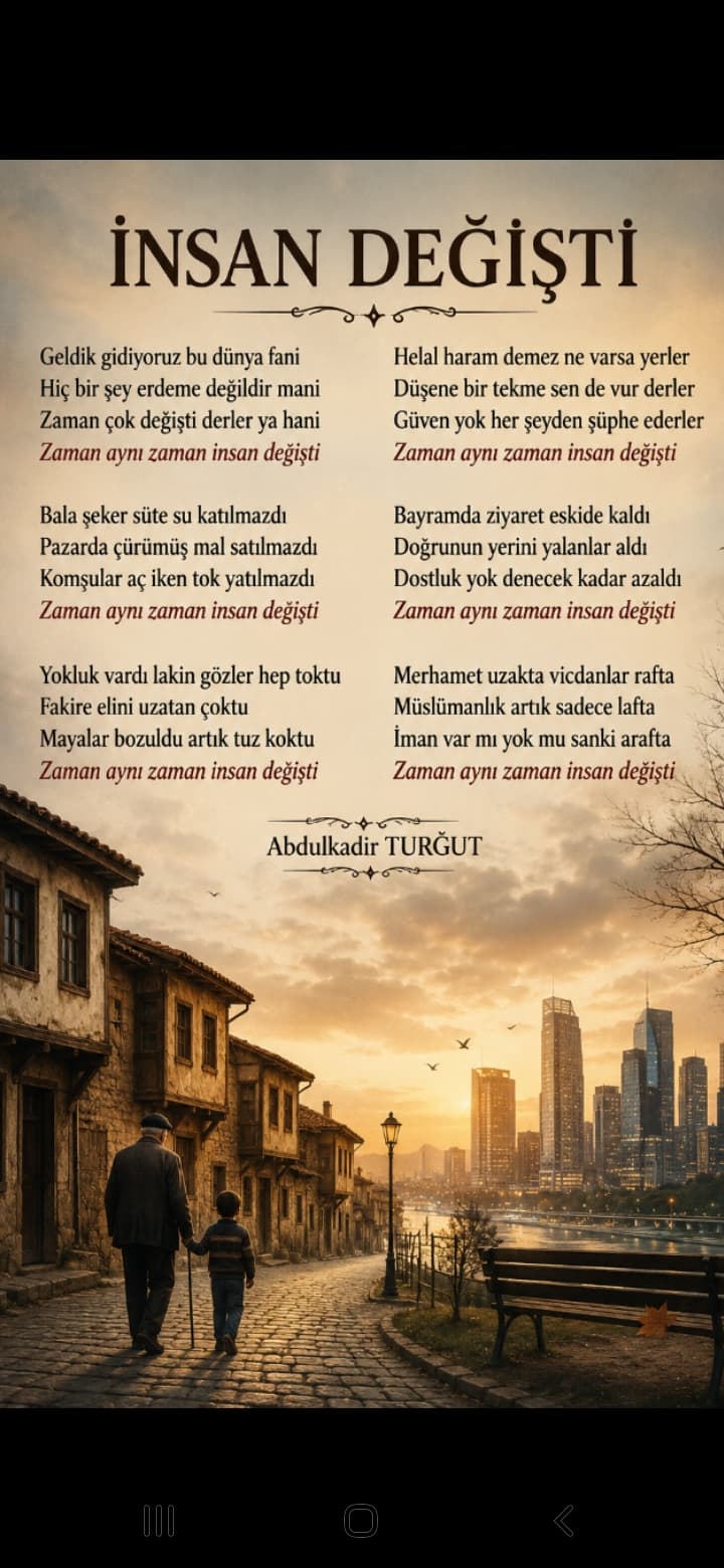 İnsan Değişti