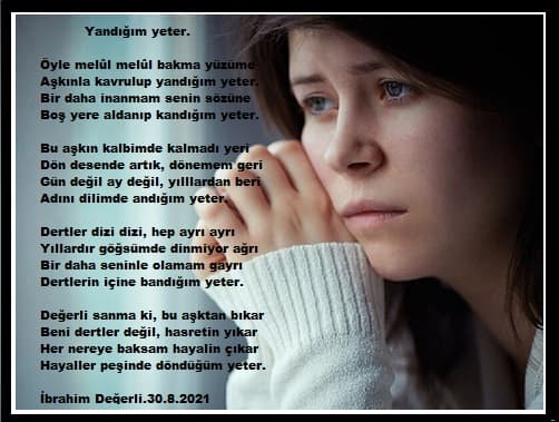 Yandığım Yeter