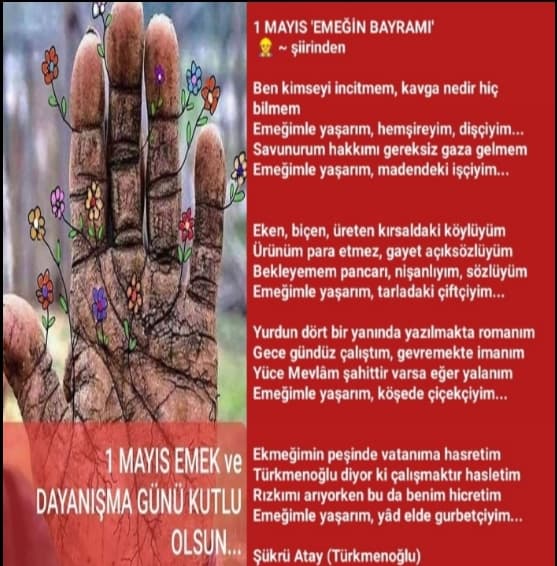 1 Mayıs Emeğin Bayramı