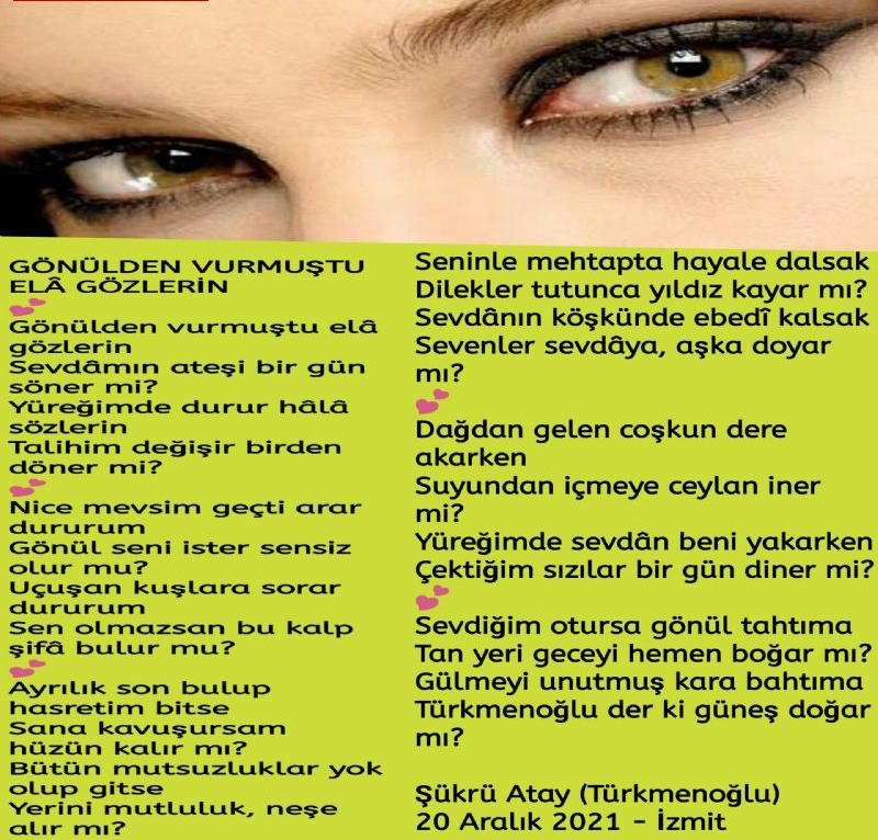 Gönülden Vurmuştu Elâ Gözlerin