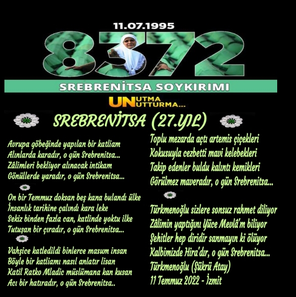 Srebrenitsa /27.Yıl Anısına