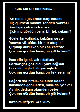 Çok mu Gördün Bana