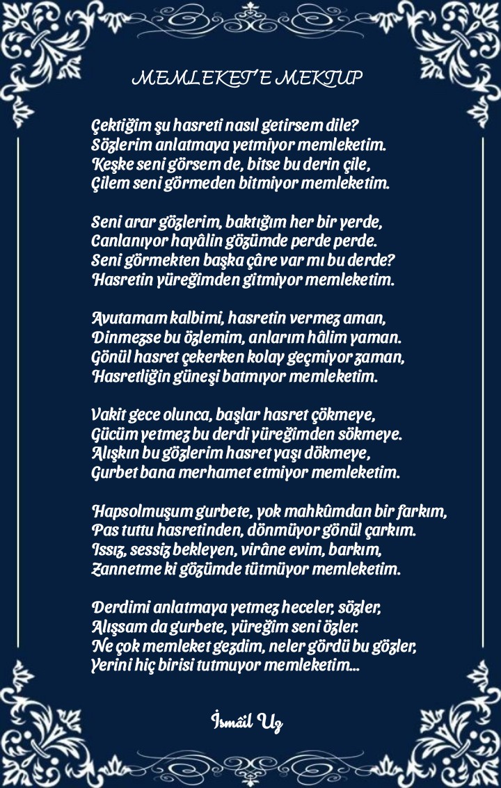 Memlekete Mektup